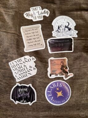 A court of thorns and roses sticker pack